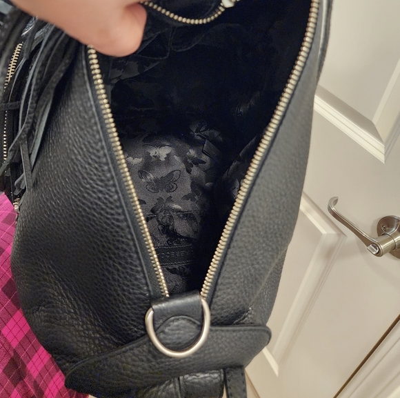 Rebecca Minkoff Leather Fringe Julian Backpack - Picture 11 of 11